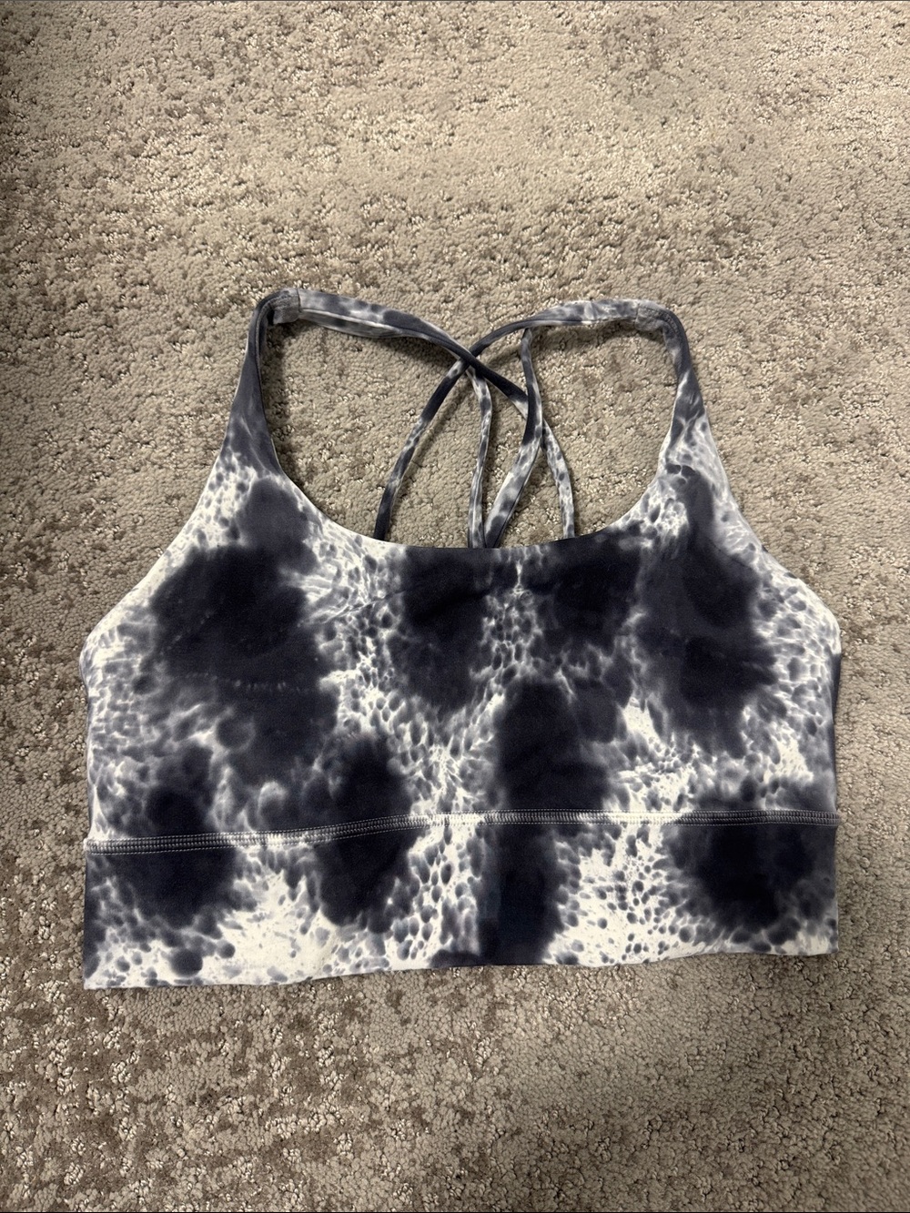 lululemon Tie-Dye Strappy Sports Bra